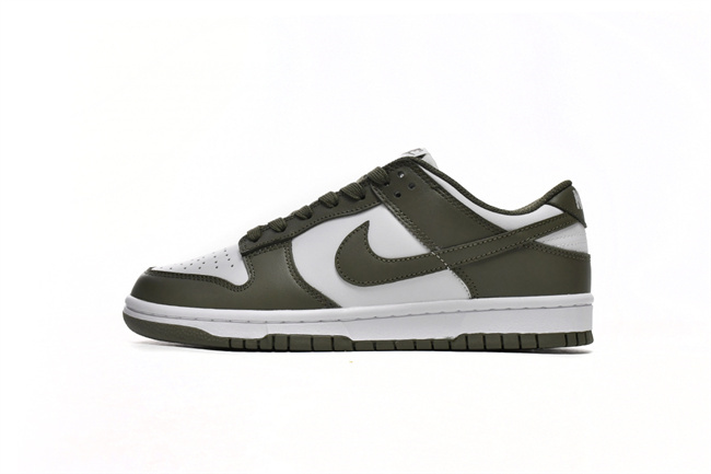Men's Dunk Low Olive/White Shoes 0343 Men's Dunk Low Olive/White Shoes 0343